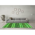 thumbnail image 3 of Ahgly Company Indoor Rectangle Oriental Green Industrial Area Rugs, 4' x 6', 3 of 4
