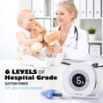thumbnail image 3 of ‘SnotMax’ Nasal Aspirator - Advanced Hospital Grade 10X Suction - Rechargeable Nose Sucker Electric Snot Booger Cleaner for Newborn Infant Toddler Kids & Adults, 3 of 7