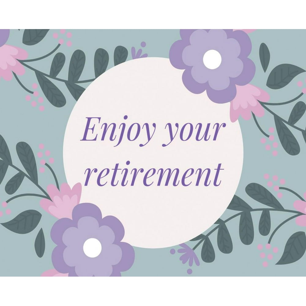 Happy Retirement Guest Book (Hardcover) Guestbook for retirement