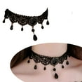 thumbnail image 2 of Ras-de-cou en Dentelle Mode Vintage Ajustable Grand Gothique Collier en Dentelle Ras-de-Cou Tatouage, 2 of 10