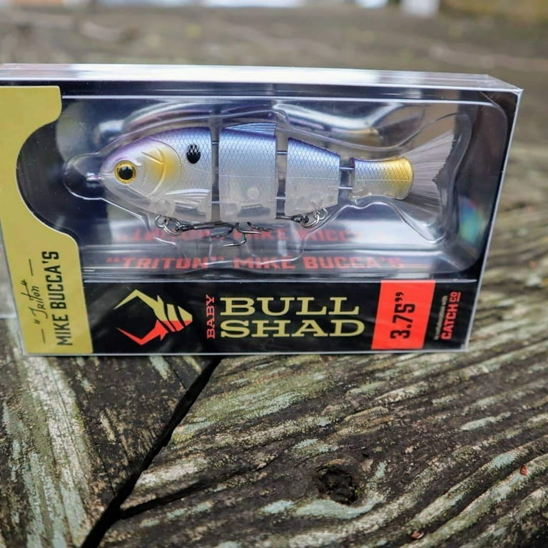 Mike Bucca's Baby Bull Shad by The Catch Co. 3.75 1/2oz Threadfin