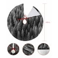 thumbnail image 7 of Gray Forest Christmas Tree Skirt 48 Inches Large Christmas Skirt Tree, Pine Trees Modern Mysterious Art Tree Skirt Christmas Decorations for Fireplace Party Holidays Indoor Outdoor, 7 of 7