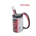 thumbnail image 2 of US STOCK 50PCS EVE ER14250 3.6V LS14250 1/2 AA Size 1200mAh Li-ion Battery with White Plug Brand New, 2 of 4