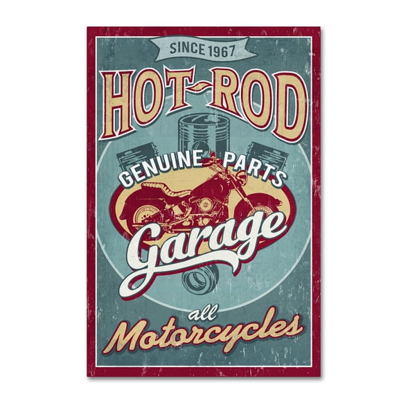 Trademark Fine Art 'Car 4' Canvas Art by Lantern Press