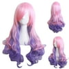 Gobestart Natural Colorful Long Straight Synthetic Wig Full Wigs For Women Heat Friendly