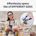 thumbnail image 2 of Jar Opener, Multi Jar Opener for Weak Hands, Stainless Steel Jar Lid Opener, Beer Bottle Opener for Arthritic Hands, Seniors with Arthritis, 2 of 9