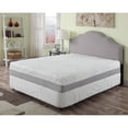 thumbnail image 2 of AC Pacific  12-inch Green Tea and Charcoal Memory Foam Mattress California King, 2 of 5