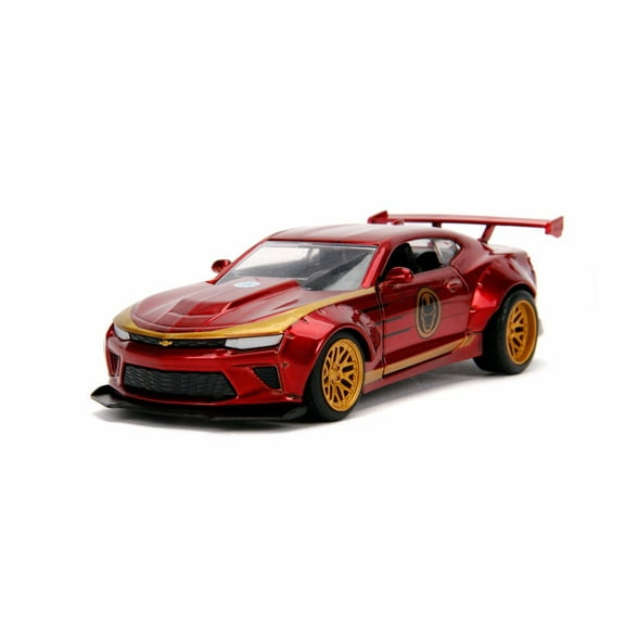 2016 Chevy Camaro SS Hard Top, Iron Man - Jada 30298 - 1/32 Scale Diecast Model Toy Car