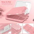thumbnail image 4 of [2 Pack]Pill Organizer,Pill Cases,8 Compartments Portable Travel Pill Box for Pocket Purse Medicine Vitamin Holder Container, 4 of 6