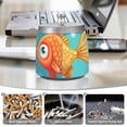 thumbnail image 5 of Cartoon Fish Ashtray with Lid Cigarette Ashtray Stainless Steel Ash Tray Ash Holder for Home Outdoor, 5 of 7