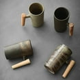 thumbnail image 5 of Nordic Earth Mugs, Japanese-style Vintage Ceramic Coffee Mug With Wood HandleGift, 5 of 5