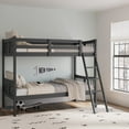 thumbnail image 3 of Storkcraft Caribou Twin over Twin Bunk Bed, Gray, 3 of 10