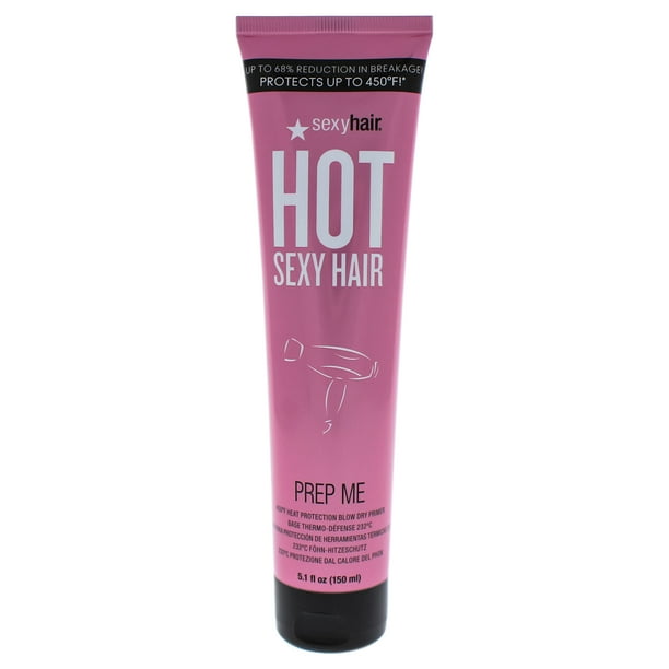 Sexy Hair Hot Prep Me Heat Protection Blow Dry Primer 5.1 oz Primer