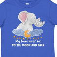 thumbnail image 4 of Inktastic My Noni Loves me to the Moon and Back Elephant Family Boys or Girls Toddler T-Shirt, 4 of 5