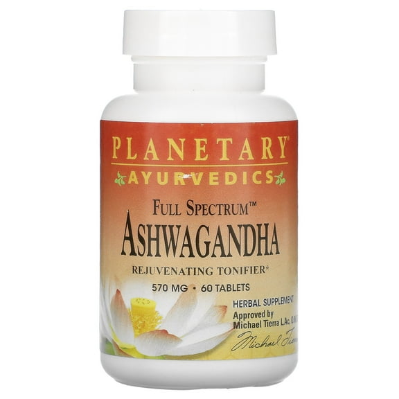 Planetary Herbals Ashwagandha Full Spectrum Ayurvedic 60 Tablet