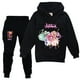 thumbnail image 2 of LoliRock Boutique-Vêtements en coton pour enfants, Everhtes Girls, 10 a 12 ans, Teenage 3t Clothes, Autumn Hooded T Shirt, Pants Imbibed Child Set zhangmenya LED, 2 of 2