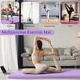thumbnail image 7 of BalanceFrom 3-Panel All-Purpose Folding Gymnastics Workout Mat, 6' x 2' x 2", Light Purple, 7 of 7