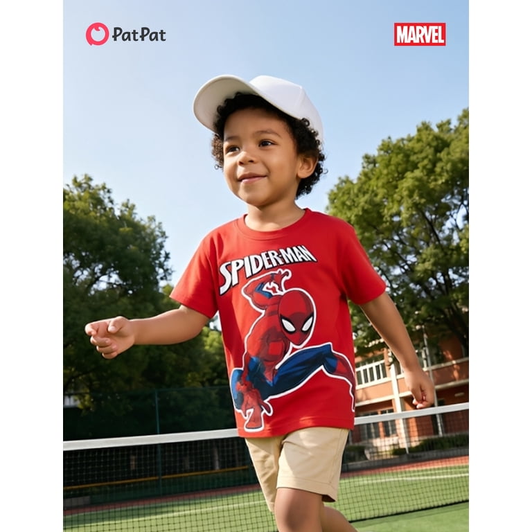 Marvel Spider-Man Boys Short Sleeve Graphic Tee photo 2