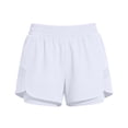 thumbnail image 6 of hlysgo Running Shorts for Women Quick Dry High Waisted Athletic Short 2 in 1 Workout Gym Shorts White,XL, 6 of 6