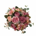 thumbnail image 2 of Yesbay Artificial Flower Ball Everlasting Realistic Plastic Colorful Hanging Flower Ball,Dark Pink, 2 of 8