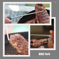 thumbnail image 5 of Raindrops  Meat Splitting Hook Barbecue Fork Hooks Outdoor Skewers Silver, 5 of 8