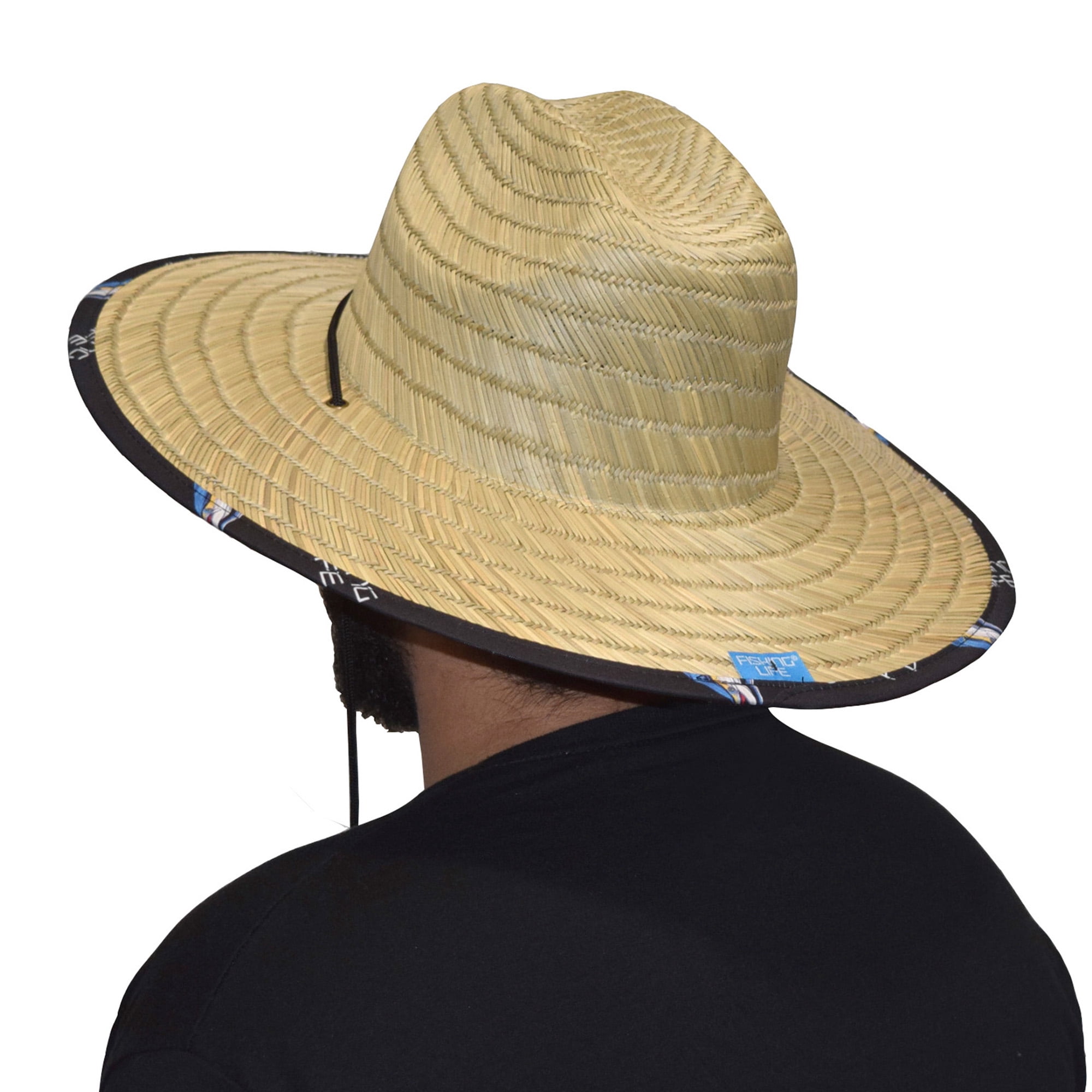 Fishing Life Redfish Straw Hat - Straw, Adult Unisex