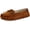 Brown, variant on Women's Cally Faux Fur Slipper, Dark Navy ,9 M