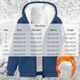 thumbnail image 3 of Enjoytime Fall Winter Hoodies for Men Long Sleeve Zip Up Jacket Fleece Lined Warm Soft Oversized Sweatshirt with Pocket, 3 of 8