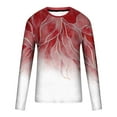 Cyber and Monday Sale 3D Printed Shirts for Men Casual Loose Gradient