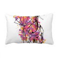 thumbnail image 1 of Japanese Culture Point Color Geisha Throw Pillow Lumbar Insert Cushion Cover Home Decoration, 1 of 3