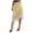 Gold, variant on Women Silk Satin Half Slip Long Skirts Lace Patchwork Elastic Waist Long Skirt Elegant Silky Flowy A Line Midi Skirts (Gold, S)