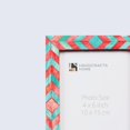 thumbnail image 2 of Handicrafts Home 4x6 Inch Picture Frames Cadres Photos Muraux Chic Boho Wall Décoration Photo Frame, Green-Red, 2 of 9