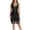 Black, variant on LYEAA Club Dresses for Women Party Plus Size Sleeveless V Neck Glitter Sequin Tassel Knee Length Dress Flowy Elegant Dress Solid Color Dress Vintage Fashion Holiday Dress Ball Gown Dress Black S