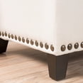 thumbnail image 4 of Noble House Iris Beige Fabric Storage Ottoman, 4 of 8