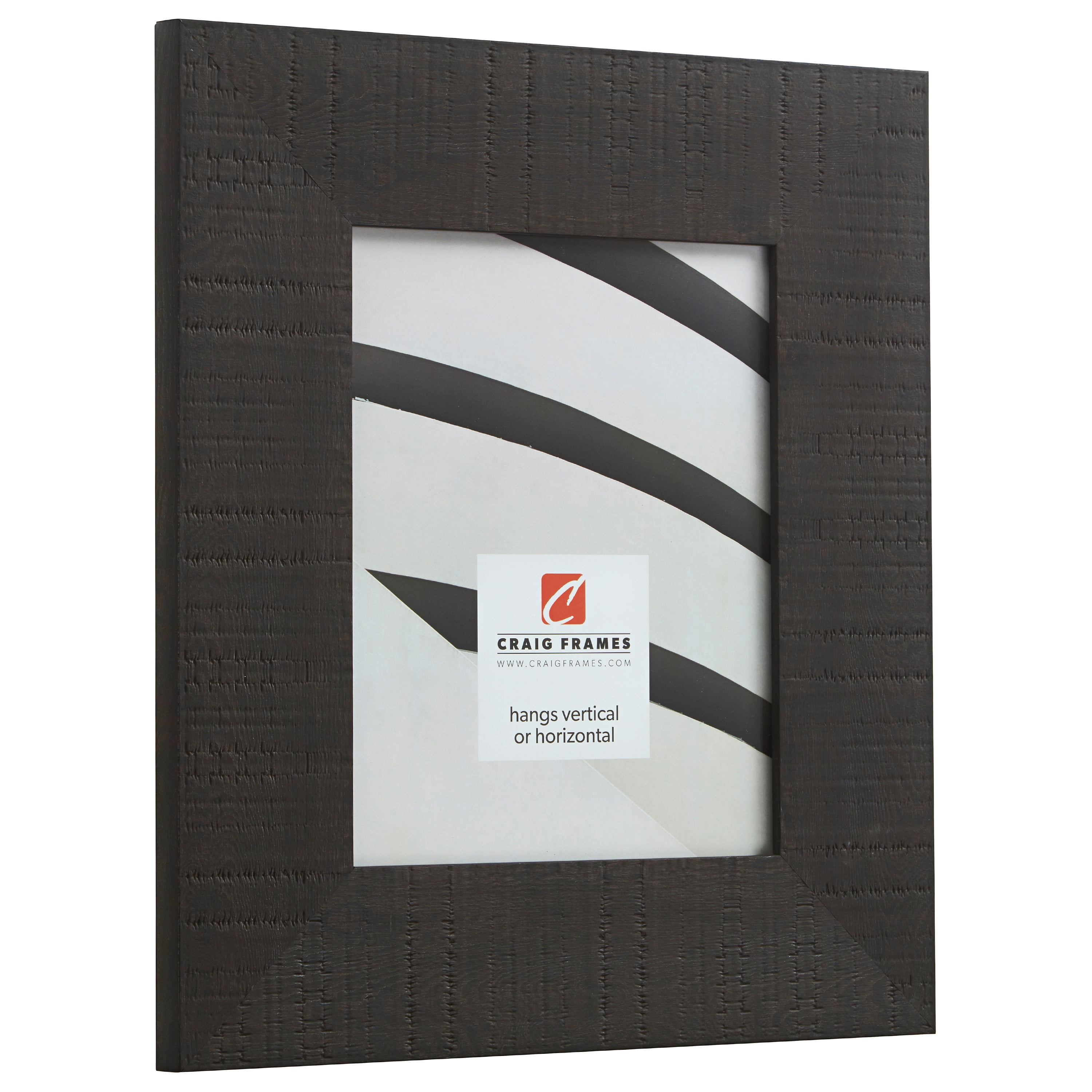 Craig Frames Chesterton, 18x24 inch Picture Frame, Dark Brown Oakwood