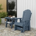 thumbnail image 2 of Wildridge Heritage Single Glider, Patriot Blue, Outdoor Weather Resistant Poly Patio Furniture, 2 of 4