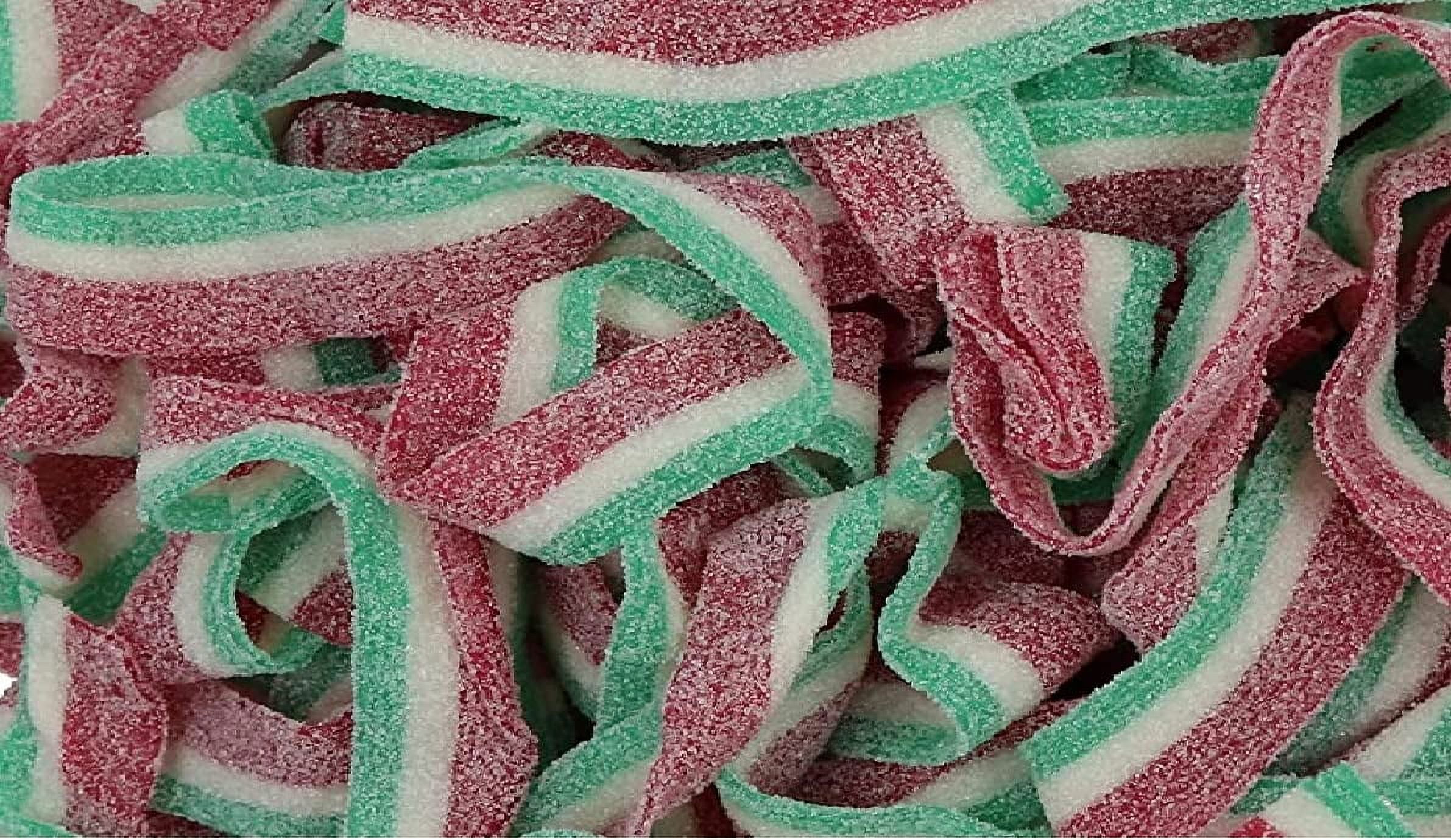 Bayside Candy Sour Candy Belts - Sour Belts Watermelon, 6.6LB
