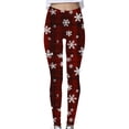thumbnail image 5 of QATAINLAV Seamless Leggings for Women Christmas Stretchy High Waisted Tights Fall Athletic Yoga Pants, 5 of 5