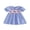 Sky Blue, variant on Toddler Baby Girl 4th of July Outfit American Flag Embroidery Smocked Dress Puff Sleeve Doll Collar Dresses 6 12 18 24 Months 2T 3T 4T Cute Summer Clothes