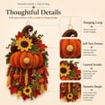 thumbnail image 4 of DIY Seasonal 3D Crochet Door Hanger Kit Collection,Easy Beginners Craft Kits for Adults,Halloween Christmas Holiday Decoration Handmade Ornament Gift Set,Spiral Decor(#06), 4 of 7