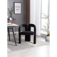 thumbnail image 6 of Triple Tree Contemporary Velvet Solid Print Dining Side Chairs, Black (Set of 2), 6 of 9