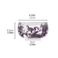 thumbnail image 5 of Queroig 300ml Glass Bowl Double Walled Borosilicate Glass Bowl with Dried Flowers Artistic Decorative Soup Dessert Serving Bowl, 5 of 6