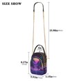 thumbnail image 2 of FORMRS Crossbody Bag for Women Quilted Travel Shoulder Cell Phone Purse with Chain Strap Handbag, Green Digital Art, 2 of 7