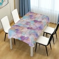 thumbnail image 4 of Yayeee Tablecloths 54" x 54" Rectangle Wrinkle Resistant Party Table Cover, Watercolor Marble Pattern, 4 of 8