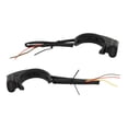 thumbnail image 3 of Luces de señal de de horquilla delantera para motocicleta, luces LED intermitentes montadas en horquilla delantera, 2 uds. 39mm 41mm Negro, 3 of 8