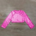 thumbnail image 2 of Youmylove Children Dance Polka Dot Sequin Long Sleeved Performance T-Shirt Top Festival Party Child Leisure Dailywear, 2 of 7