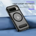 thumbnail image 6 of Decase Magnetic Case for Google Pixel 8 Pro,Heavy Duty Rugged Kickstand Mag-Safe Cover for Women Men,Dual-Layer Protection Military Grade Protective Phone Case for Google Pixel 8 Pro,Black+Clear, 6 of 7