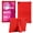 Red, variant on Dteck Case for T-Mobile REVVL Tab 2 Tablet 10.1 Inch 2025, Kids Friendly Soft Silicone Adjustable Stand Cover,Red