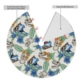 thumbnail image 2 of Pofeuu Dinosaurs And Leaves Print Christmas Tree Skirt, Merry Christmas Skirt Xmas Tree Ornaments for Xmas Holiday Party Decorations-48", 2 of 7