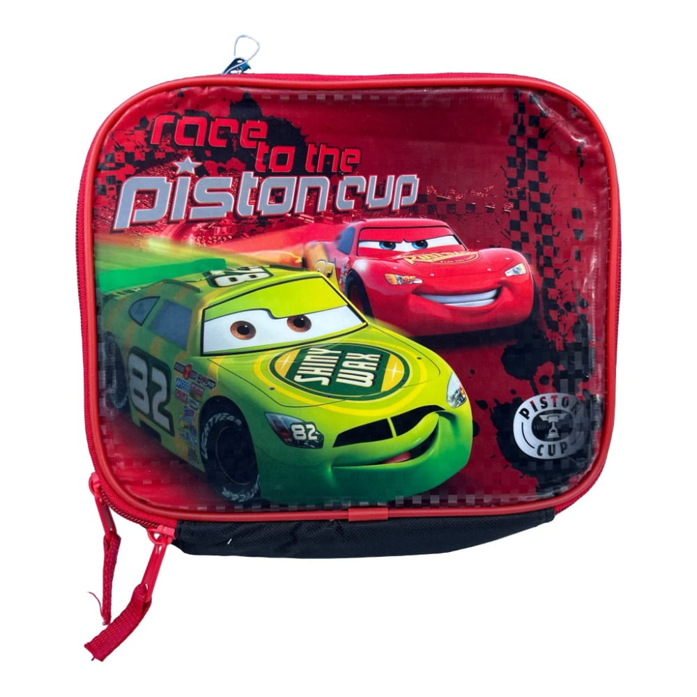 Kids' Pu Laser Racing Car Lunch Box, Insulated Soft Bag, Mini